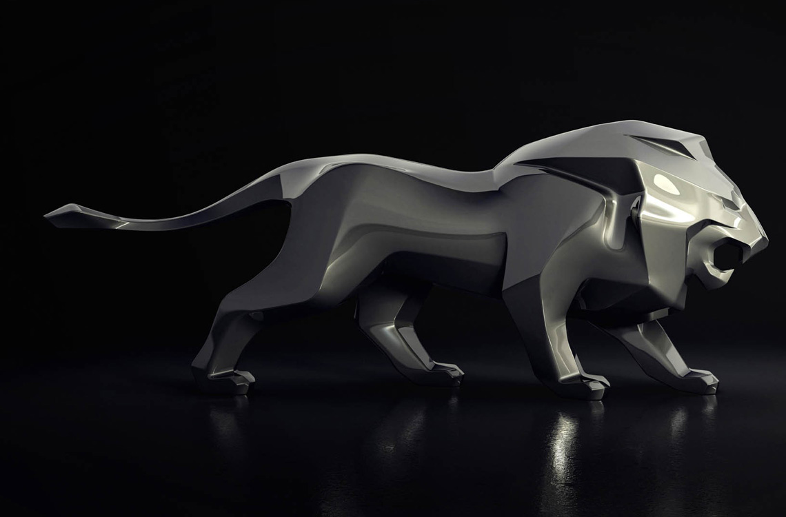 PEUGEOT представит в Женеве скульптуру Льва – свой новый символ